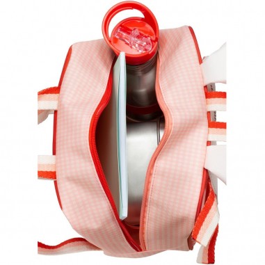 Sac à dos rose et blanc avec les jolies oreilles de Lena la licorne - Lilliputiens