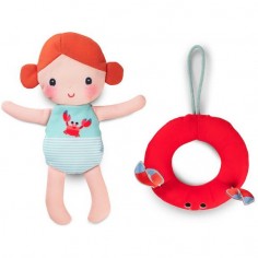 Poupée de bain avec bouée crabe - Lilliputiens 2