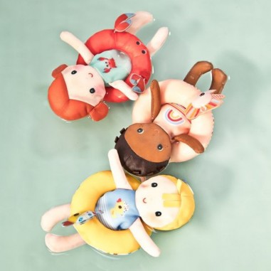 Poupée de bain avec bouée crabe - Lilliputiens