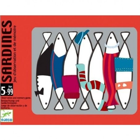 Jeu de carte pour enfant Sardines