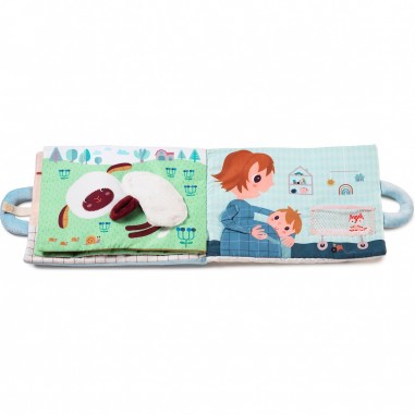 Livre en tissu pour annoncer l'arrivée d'un frère ou d'une sœur - Lilliputiens