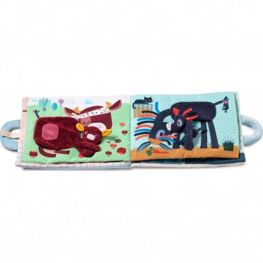 Livre en tissu pour annoncer l'arrivée d'un frère ou d'une sœur - Lilliputiens