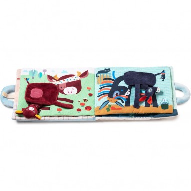 Livre en tissu pour annoncer l'arrivée d'un frère ou d'une sœur - Lilliputiens