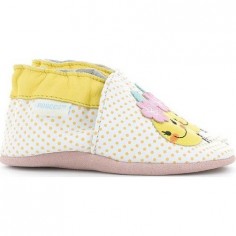 Bee Z Jaune - Chaussons semelle souple Fille 2