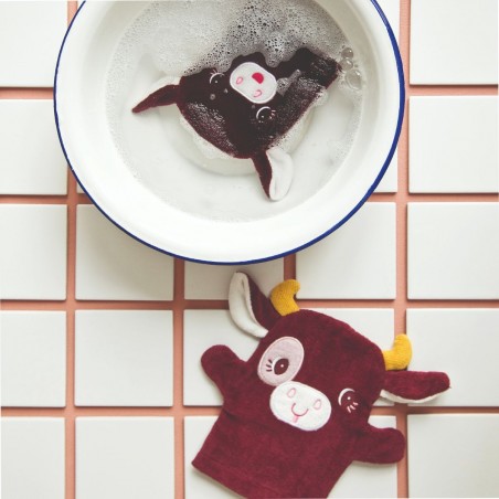 Gant marionnette - Gant de toilette enfant - Lilliputiens