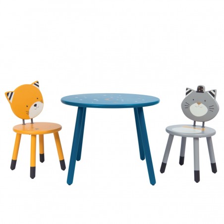 Chaise moutarde Lulu Les Moustaches - Moulin Roty
