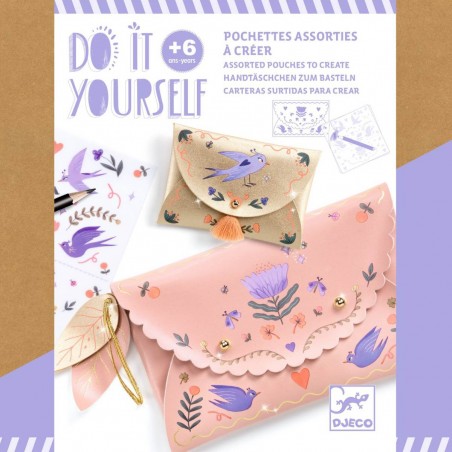 Pochettes à créer Sweet fashionista - Do it Yourself - Djeco