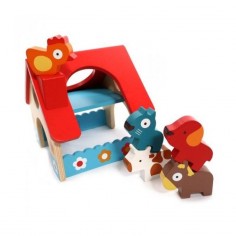 Jeu de manipulation la petite ferme - jouet d'éveil - Djeco 2