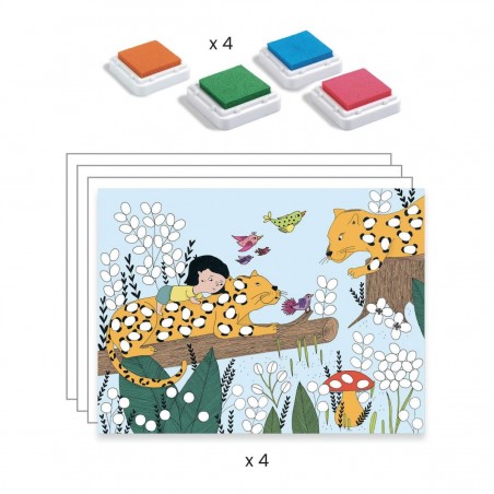 Peinture aux doigts Touché! - Un jeu - Djeco