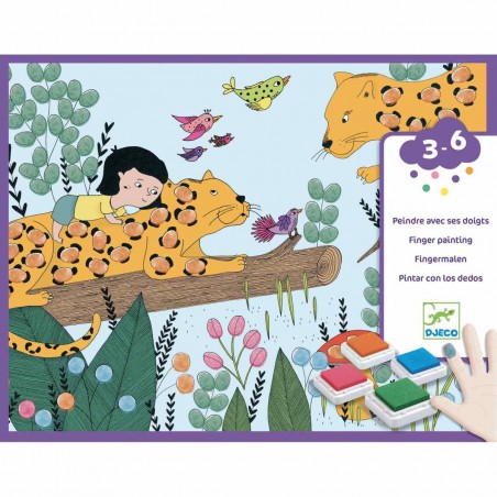 Peinture aux doigts Touché! - Un jeu - Djeco