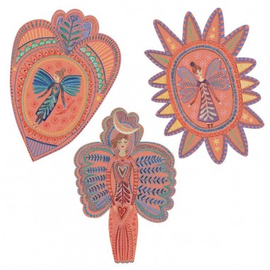 Tableaux à gratter Anges - Un jeu - Djeco