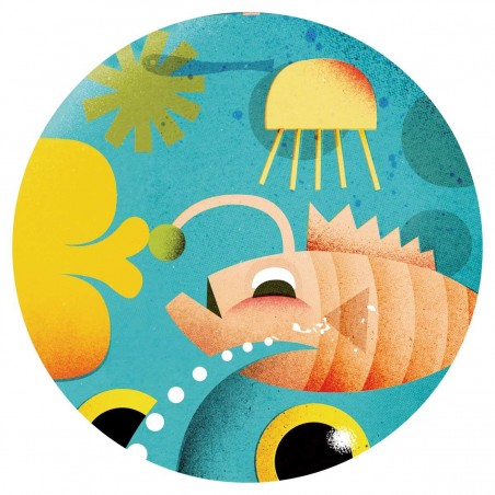 Puzz'art - Octopus - 350 pièces - Jeux classiques - Djeco