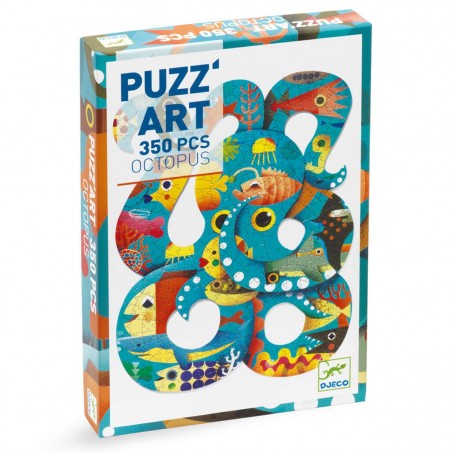 Puzz'art - Octopus - 350 pièces - Jeux classiques - Djeco