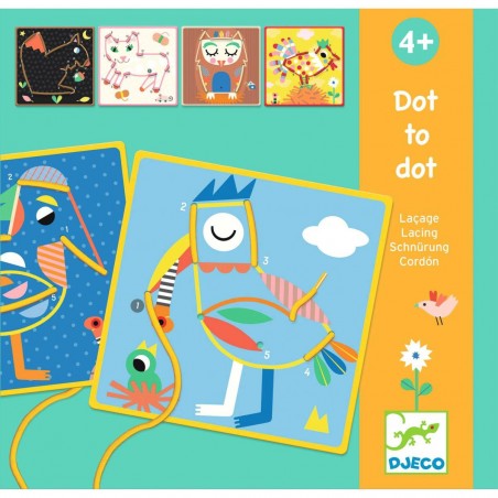Jeu de laçage Dot - Jeu éducatif - Djeco