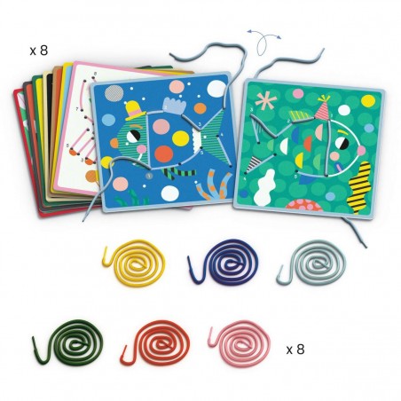 Jeu de laçage Dot - Jeu éducatif - Djeco