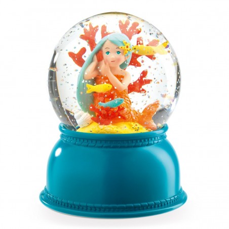 Veilleuse sirène et boule à neige sirène - Djeco