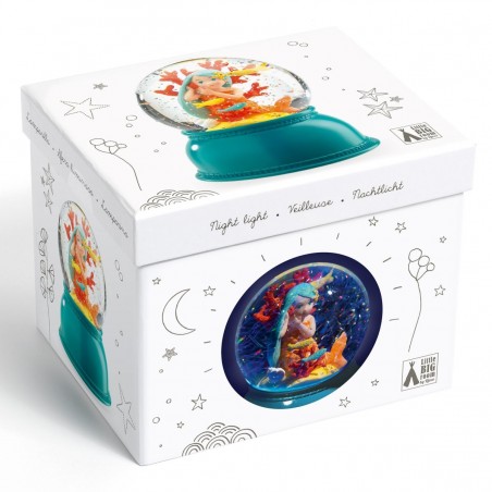 Veilleuse sirène et boule à neige sirène - Djeco