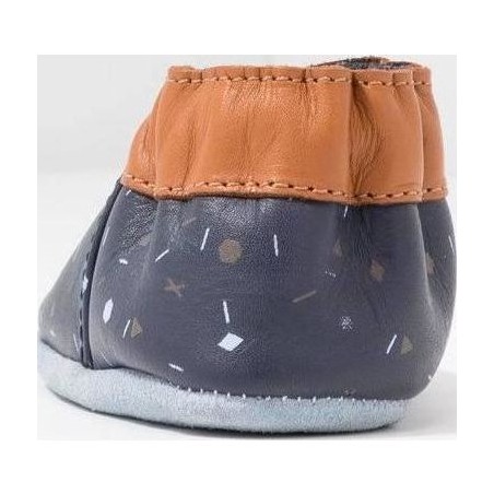 Chaussons en cuir souple Game Run Marine