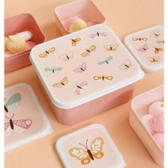 4 boites à goûter Papillons - Lunch box - A Little Lovely Company 2