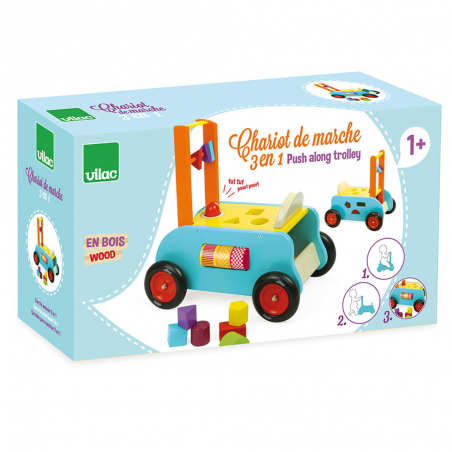 Chariot de Marche 3 en 1 - Un jeu - Vilac