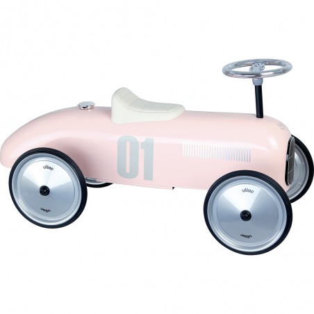 Porteur voiture vintage rose tendre - Vilac