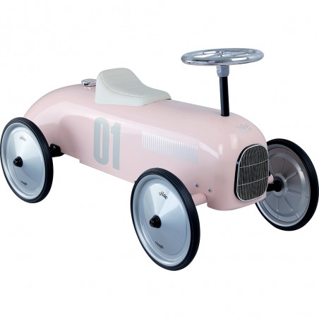 Porteur voiture vintage rose tendre - Vilac