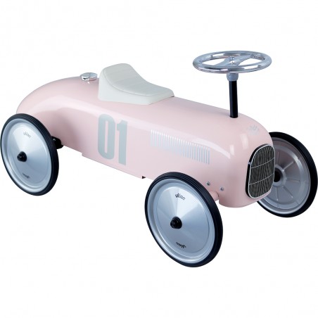 Porteur voiture vintage rose tendre - Vilac