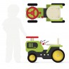 Porteur tracteur vert en bois - Vilac