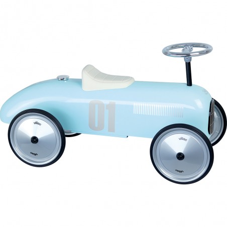 Porteur voiture vintage bleu tendre - Un jeu - Vilac