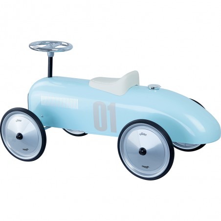 Porteur voiture vintage bleu tendre - Un jeu - Vilac