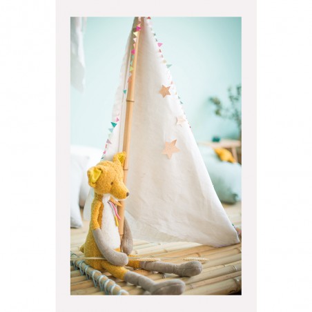 Grand renard Chaussette Le voyage d'Olga - Moulin Roty