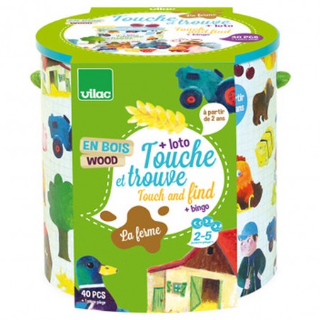 Touche et Trouve "La Ferme" - Un jeu - Vilac