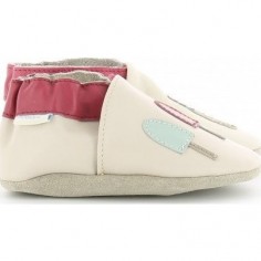 Ice Cream Beige Clair - Chaussons semelle souple Fille 2