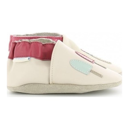 Ice Cream Beige Clair - Chaussons semelle souple Fille