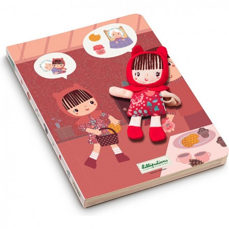 Livre parcours Chaperon rouge - Livre d'éveil - Lilliputiens