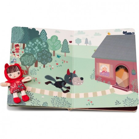 Livre parcours Chaperon rouge - Livre d'éveil - Lilliputiens