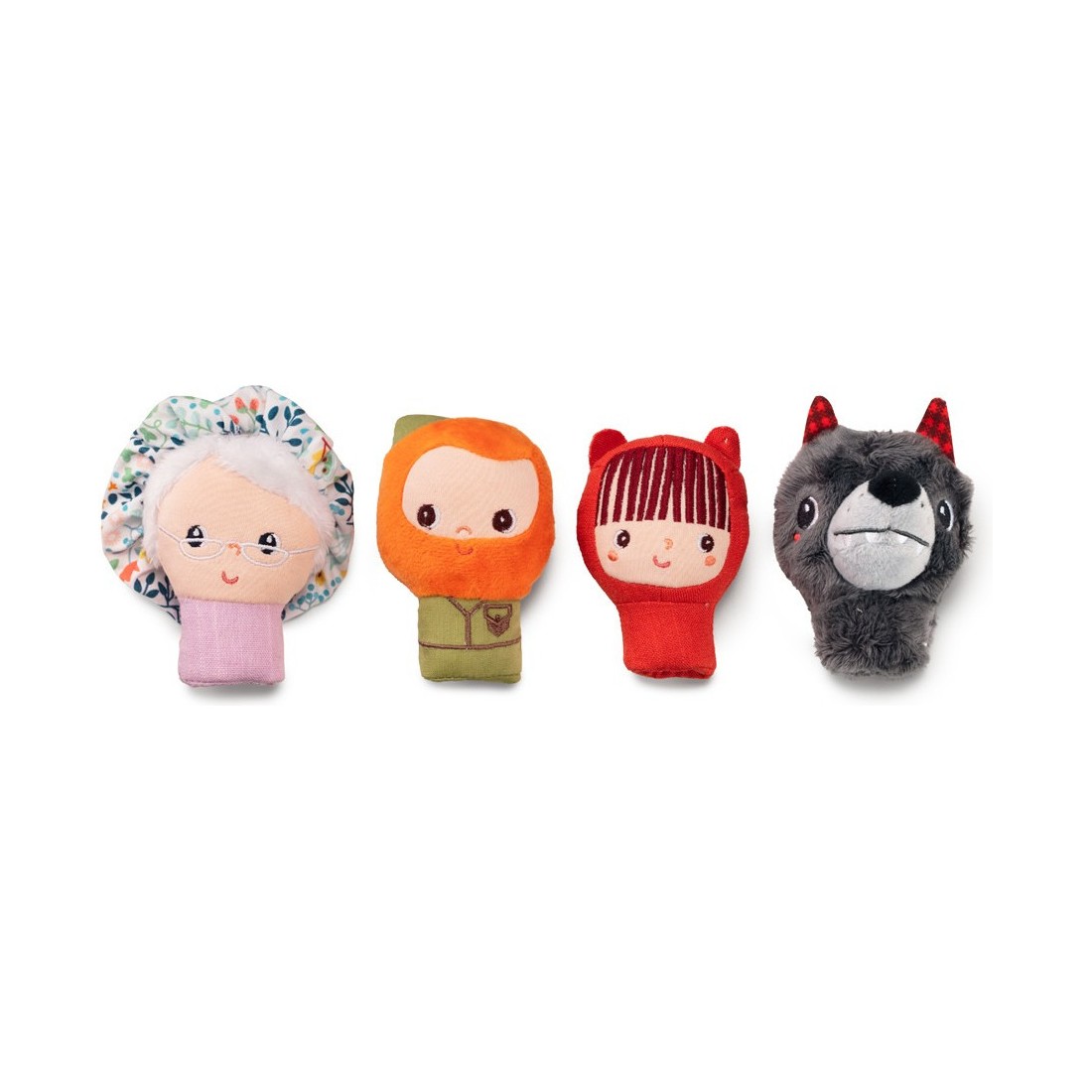 5 Marionnettes à Doigts De Noël – Assortiment Coloré Pour Enfants – Jeu De Rôle, Contes, Papillotes