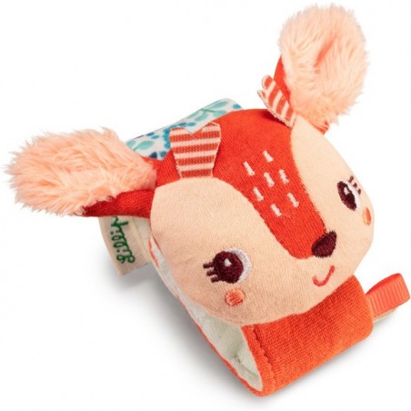 Stella hochet bracelet en coton bio - Lilliputiens