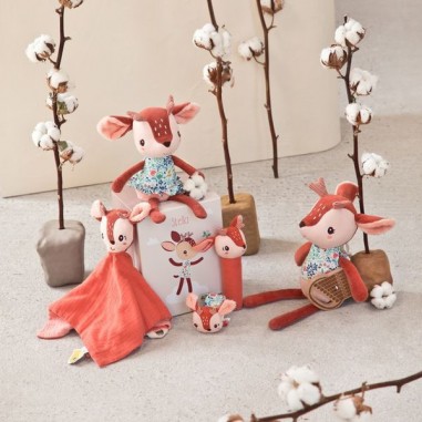 Stella hochet pouet en coton bio - Lilliputiens