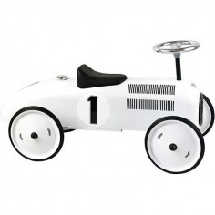 Porteur métal voiture Blanc Polaire - Vilac 2