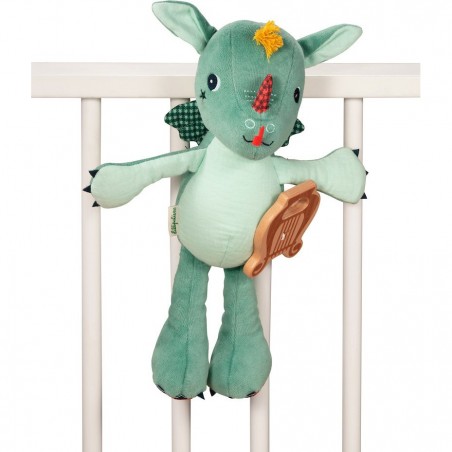 Peluche musicale Joe coton bio - Cadeau bébé - Lilliputiens