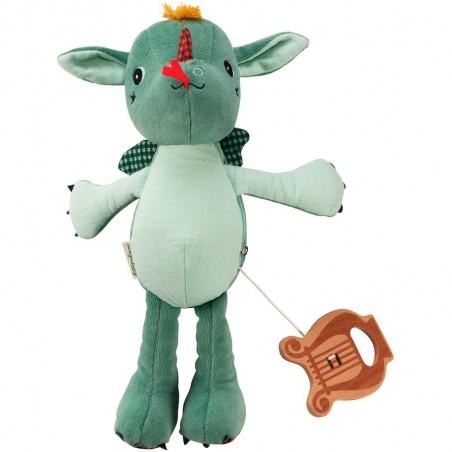 Peluche musicale Joe coton bio - Cadeau bébé - Lilliputiens