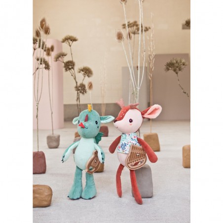 Peluche musicale Joe coton bio - Cadeau bébé - Lilliputiens