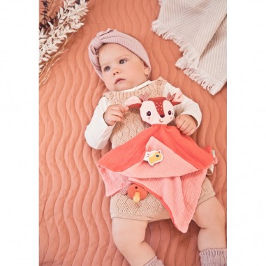 Doudou Stella en coton bio - Cadeau de naissance - Lilliputiens