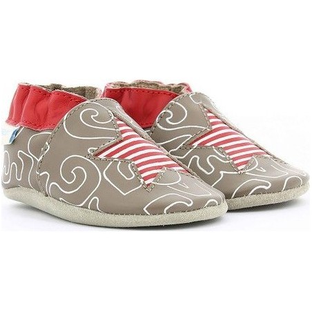 Kindergarten Marron - Chaussons semelle souple Garçon