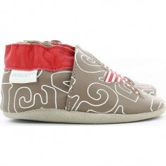 Kindergarten Marron - Chaussons semelle souple Garçon 2