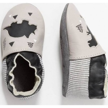 Chaussons souples en cuir Mundodino - Robeez Chaussons souples en cuir Mundodino - Robeez