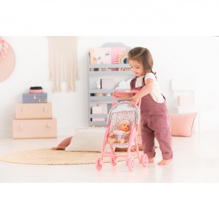 Poussette fleurie pour poupée 30 cm - Corolle