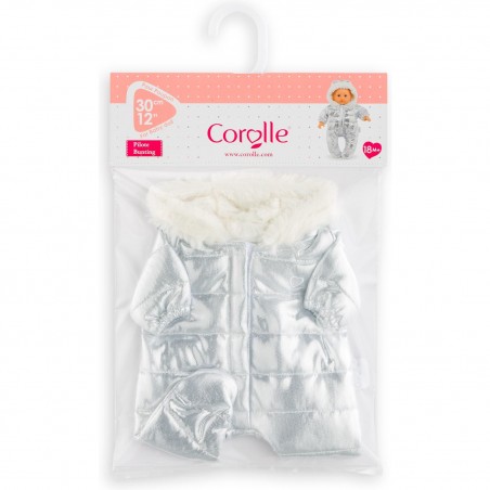 Combinaison ski argenté pour poupon 30 cm - Corolle