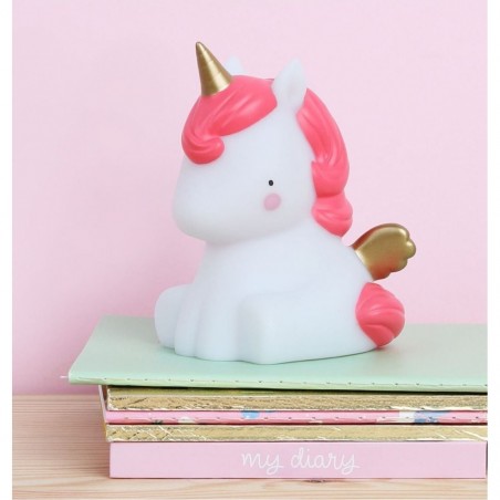 Veilleuse licorne or - décoration - A Little Lovely Company